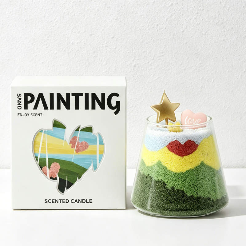 DIY Sand Art Scented Candle Kits - Aromatherapy Candle Gift Set