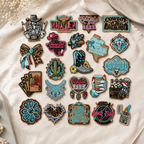 CouldNook Western Embroidered Patch - Boots Cactus and Rodeo Designs