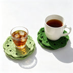 CouldNook Yarn Flower Basket Coaster - Bouquet Display Options