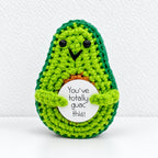 CouldNook Crocheted Character Doll - Textured Shapes And Little Message Cards