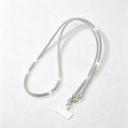 CouldNook Rhinestones Set Crossbody Phone Strap with Square Rhinestones Accents