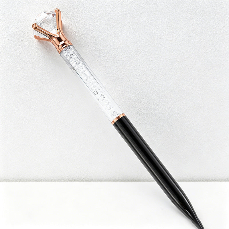 CouldNook Pen-Large Diamond Top Crystal Glitter Retractable Ballpoint Pen Custom Logo Gift Pen for Office Advertising