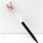 CouldNook Pen-Large Diamond Top Crystal Glitter Retractable Ballpoint Pen Custom Logo Gift Pen for Office Advertising