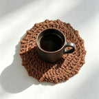 CouldNook Yarn Flower Basket Coaster - Bouquet Display Options
