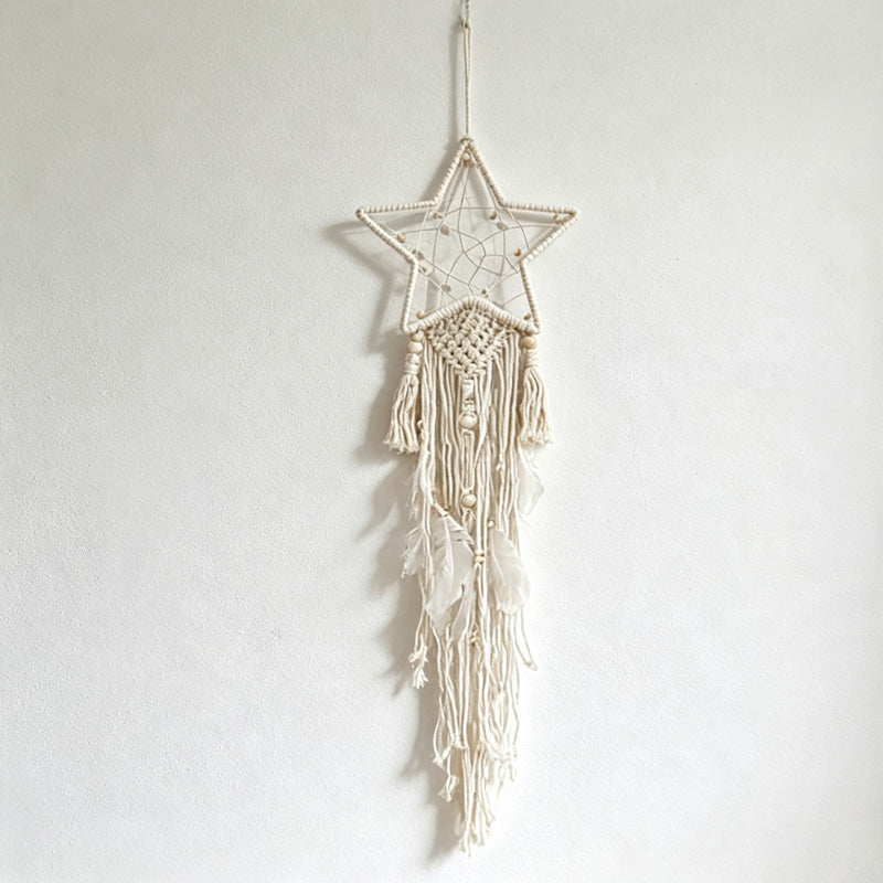 CouldNook Macrame Wall Hanging-Boho Woven Tapestry Home Decor