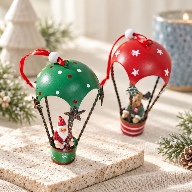 CouldNook Christmas Iron Ornament - Festive Characters And Miniature Scene Designs