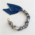 CouldNook Botanical Scarf Phone Wrist Strap - Upscale Anti‑Drop Lanyard