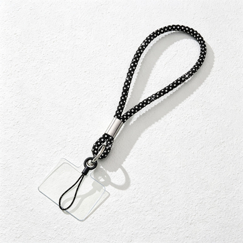 CouldNook Rhinestones Set Phone Strap with Figure-Eight Links