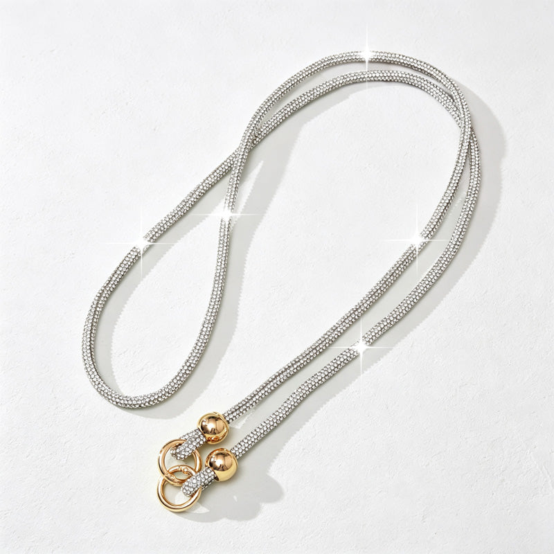 CouldNook Rhinestone Crossbody Phone Lanyard - Universal Tether Card