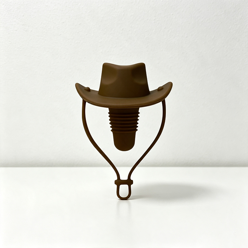 CouldNook Cowboy Hat Silicone Wine Stopper‑Novelty Bottle Sealer