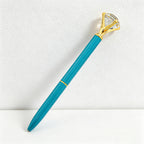 CouldNook Pen-Large Diamond Top Twist Retractable Metal Ballpoint Pen Custom Logo Gift Pen for Office Advertising School