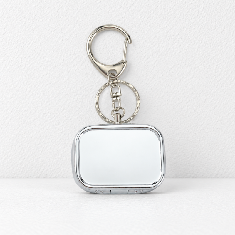 CouldNook Mirror Pill Box - Divided Interior And Rounded Rectangular Lid