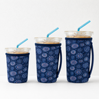 CouldNook Neoprene Cup Carrier - Patterned Body and Side Strap