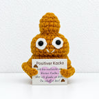 CouldNook Crocheted Character Doll - Textured Shapes And Little Message Cards