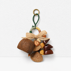 CouldNook Botanical Seed Bag Charm - Forest Nut Keychain