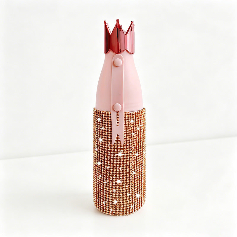 CouldNook Insulated Tumblers-12oz Rhinestone Stainless Steel Vacuum Insulated Crown Tumbler