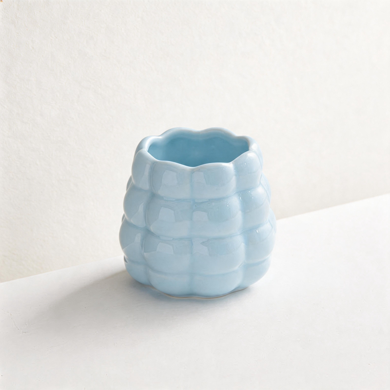 CouldNook Bubble Ceramic Storage Jar -  Aesthetic Multi-Purpose Utensil Storage Kit