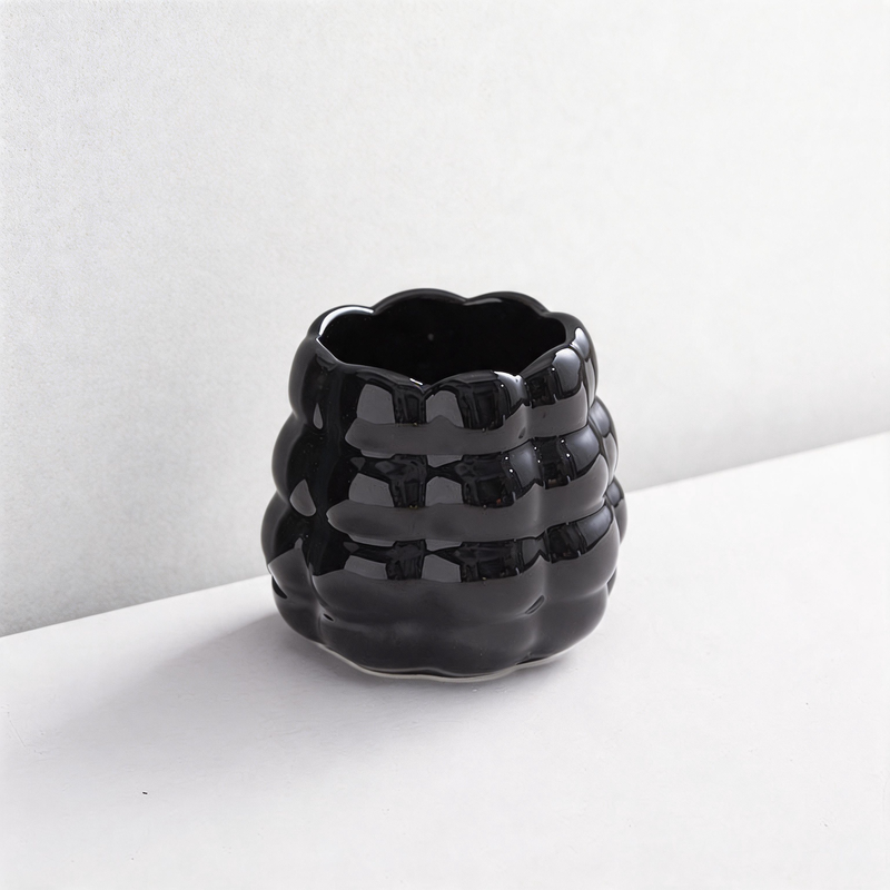 CouldNook Bubble Ceramic Storage Jar -  Aesthetic Multi-Purpose Utensil Storage Kit
