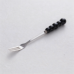 Bubble Handle Stainless Steel Fruit Fork – Aesthetic Dessert & Appetizer Tableware