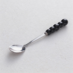 CouldNook Bubble Handle Stainless Steel Dessert Spoon – Aesthetic Multi-Purpose Tableware Utensil