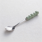 CouldNook Bubble Handle Stainless Steel Dessert Spoon – Aesthetic Multi-Purpose Tableware Utensil