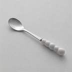 CouldNook Bubble Handle Stainless Steel Dessert Spoon – Aesthetic Multi-Purpose Tableware Utensil