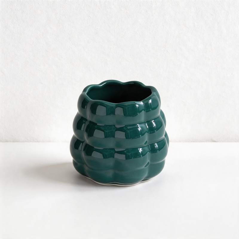 CouldNook Bubble Ceramic Storage Jar -  Aesthetic Multi-Purpose Utensil Storage Kit