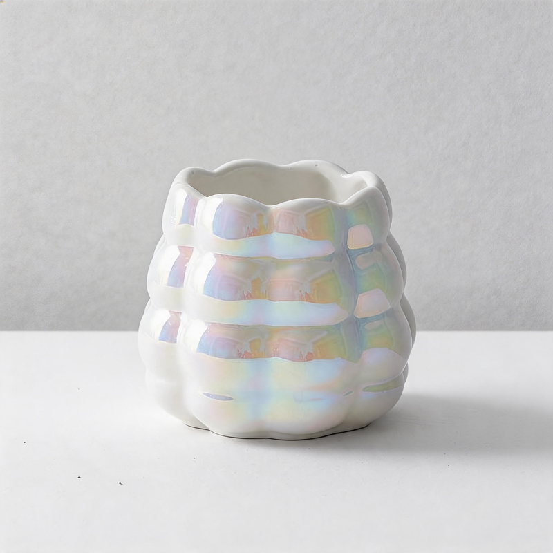 CouldNook Bubble Ceramic Storage Jar -  Aesthetic Multi-Purpose Utensil Storage Kit