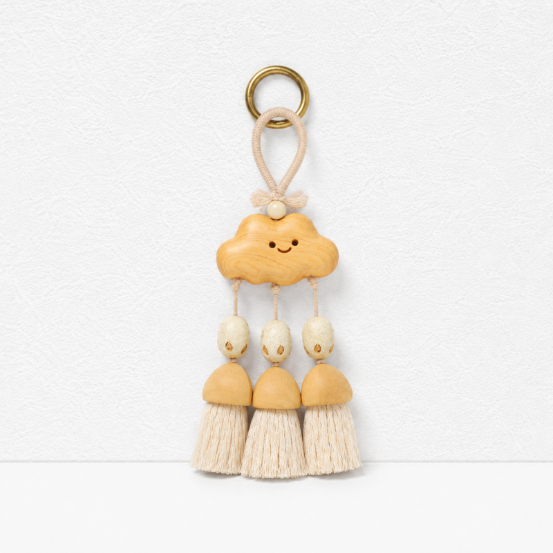 CouldNook Botanical Seed Bag Charm - Forest Nut Keychain