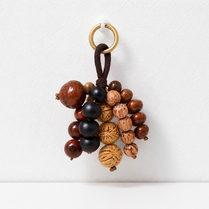 CouldNook Natural Seed Bag Charm - Boho Nut Pendant