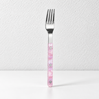 Riveted Table Utensil - Marbled Grips for Dining and Serving