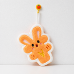 CouldNook Cartoon Coral Fleece Hand Towel‑Hanging Absorbent Cloth
