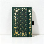 CouldNook Premium A6 Pocket Notebook - Gold Foil Faux Leather Journal