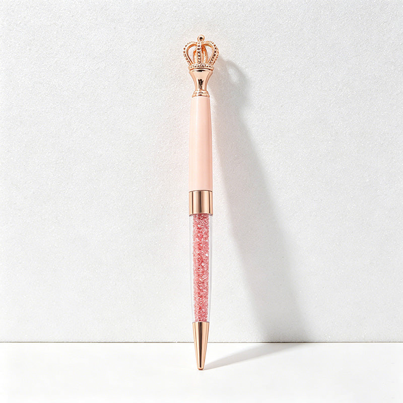 CouldNook Pen-Crown Top Retractable Metal Ballpoint Pen Cute Gift Pen for Students Office Wedding Favors