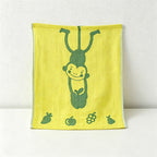 CouldNook Pure Cotton Gauze Cartoon Square Towel - Cute Absorbent Handkerchief