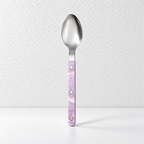 Riveted Table Utensil - Marbled Grips for Dining and Serving