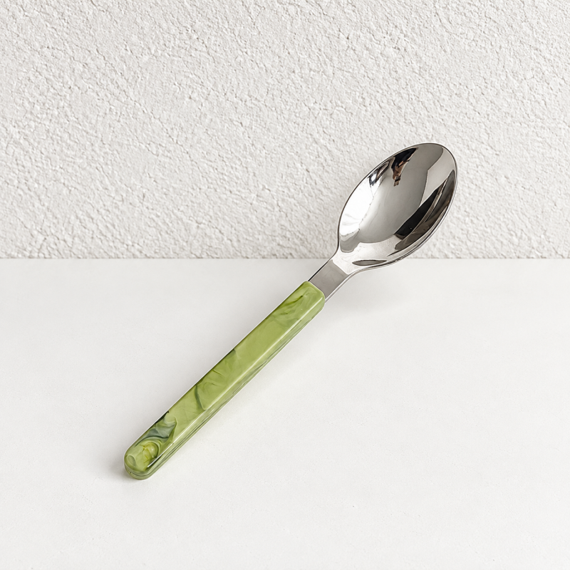 Swirl Handle Flatware - Slim Grips and Reflective Heads