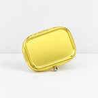 CouldNook Mirror Pill Box - Divided Interior And Rounded Rectangular Lid