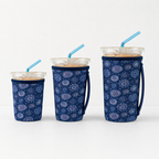 CouldNook Neoprene Cup Carrier - Patterned Body and Side Strap