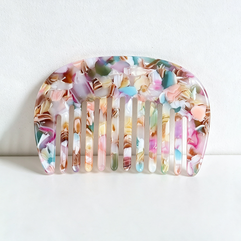 CouldNook Rounded Wide Tooth Hair Comb - Visible Tooth Profile