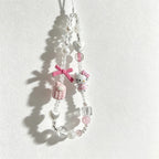 CouldNook Cat Figure Beaded Phone Charm - Loop Cord Attachment