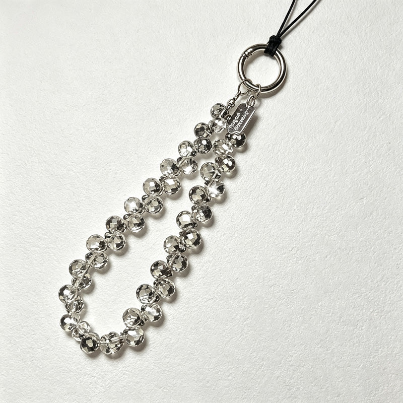 CouldNook Smoky Round Bead Phone Chain - Phone-Case Connector Hardware