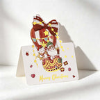 CouldNook Christmas Greeting Card - Shaped Holiday Scenes And Foil Accents