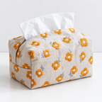 CouldNook Floral Fabric Tissue Holder - Quilted Box Cover