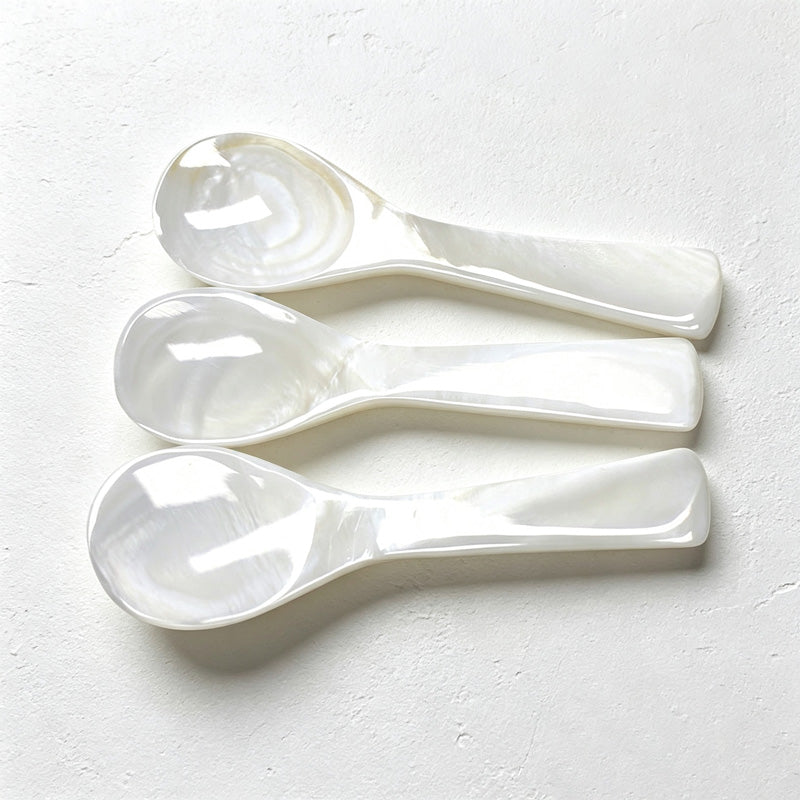 CouldNook Pearly Shell Mini Spoon - Softly Shaped Everyday Detail