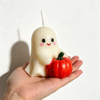CouldNook Ghost Pumpkin Candle - Ghost Pumpkin Design