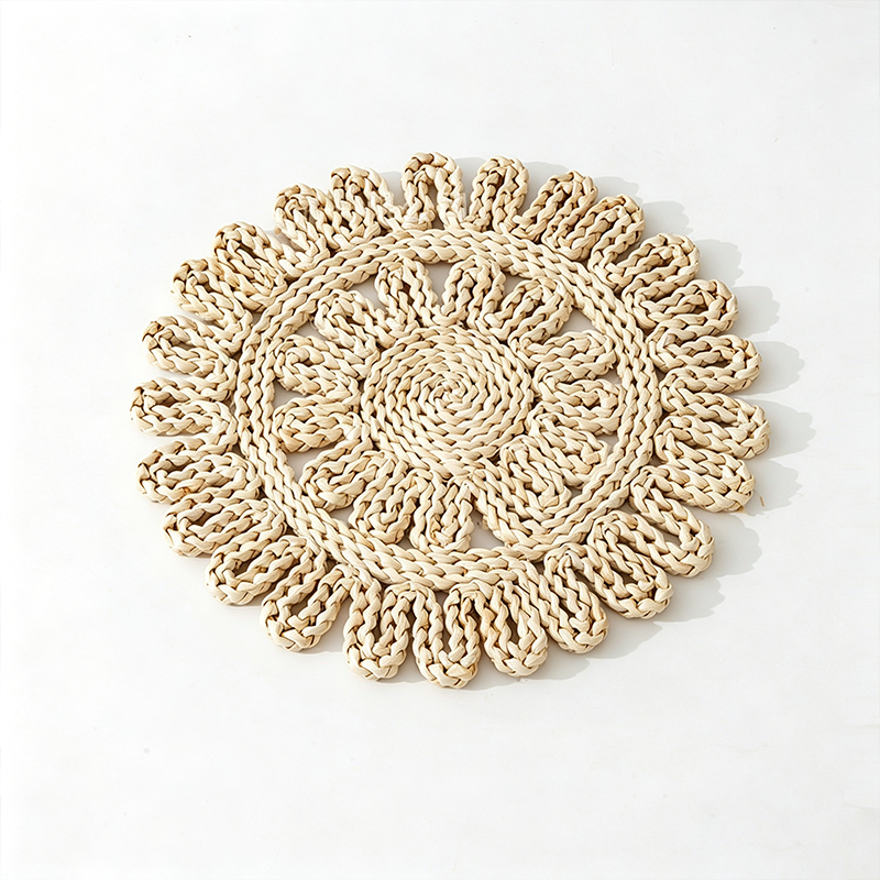 CouldNook Woven Round Table Placemat - Dining Table Accent
