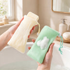 CouldNook Drawstring Foaming Net - Layered Mesh Pouch and Sliding Cord Lock