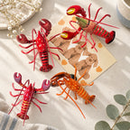 CouldNook Movable Lobster Magnet - Articulated Painted Body Accent