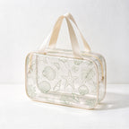 CouldNook Printed Clear Toiletry Bag - Ocean Or Leopard Patterns